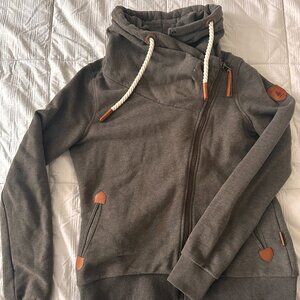 Wanakome  Hestia Brown Full-Zip Sweatshirt
